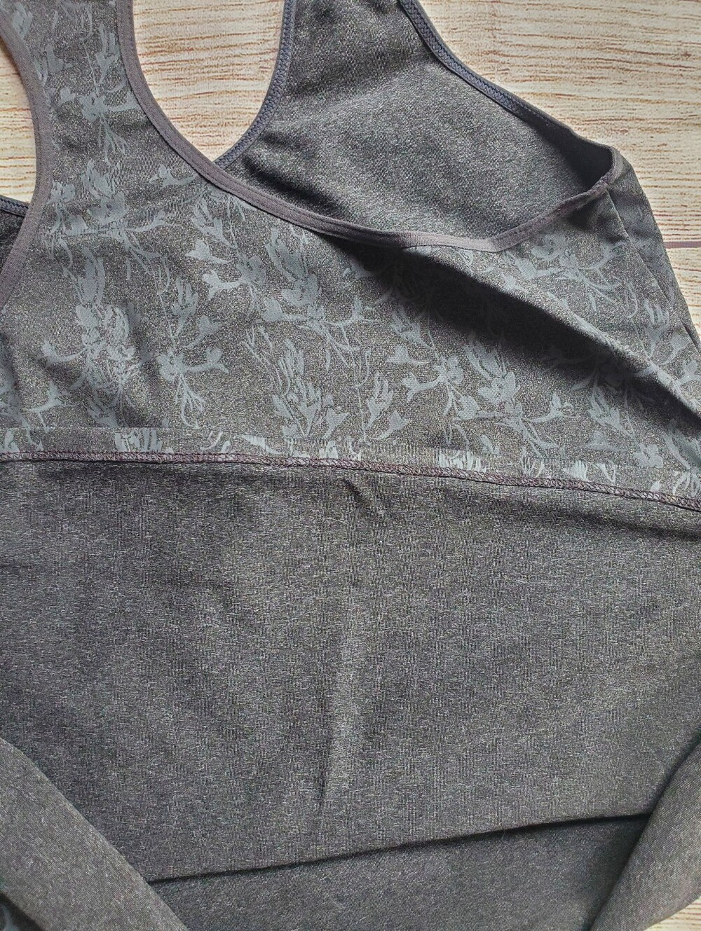 Fabletics Women's Gray Racerback Tank Top - Picture 6 of 6